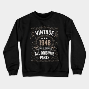 Vintage 1948 Graphic Tee Crewneck Sweatshirt